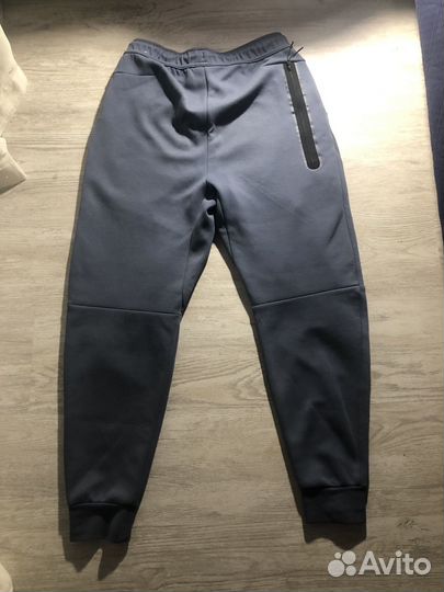 Штаны nike tech fleece дрил синие