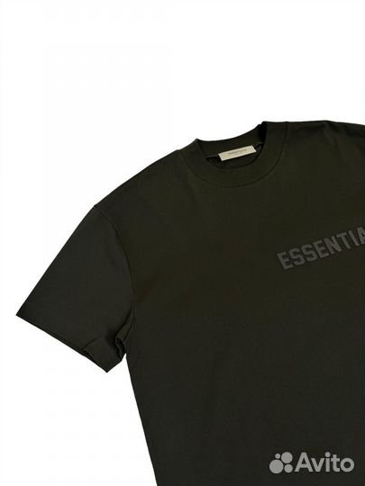 Футболка Fear Of God Essentials T-Shirt Off Black