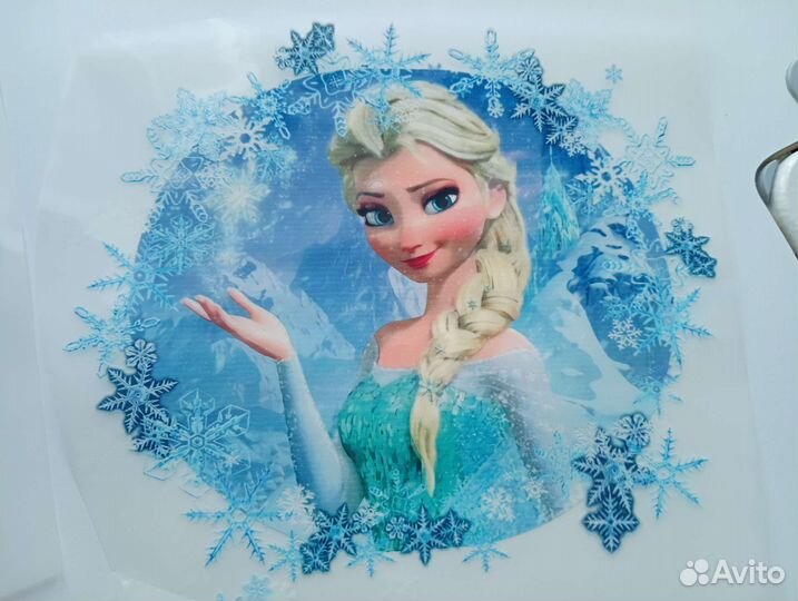 Термонаклейки на одежду холодное сердце