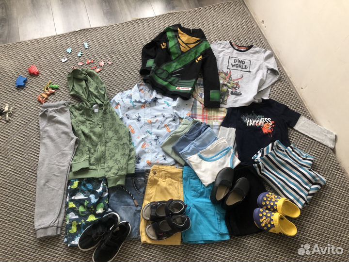 Вещи пакетом на мальчика 98 104 110