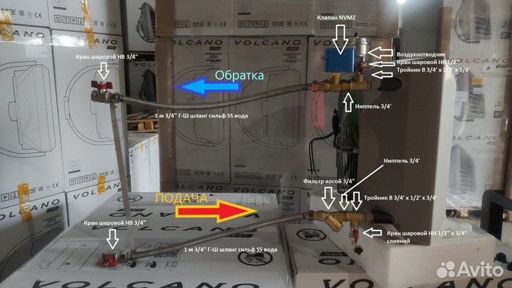 Тепловентилятор Волкано Volcano VR mini AC водяной