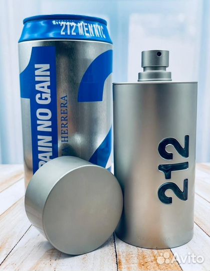 Carolina Herrera 212 MEN 100ml в банке духи парфюм