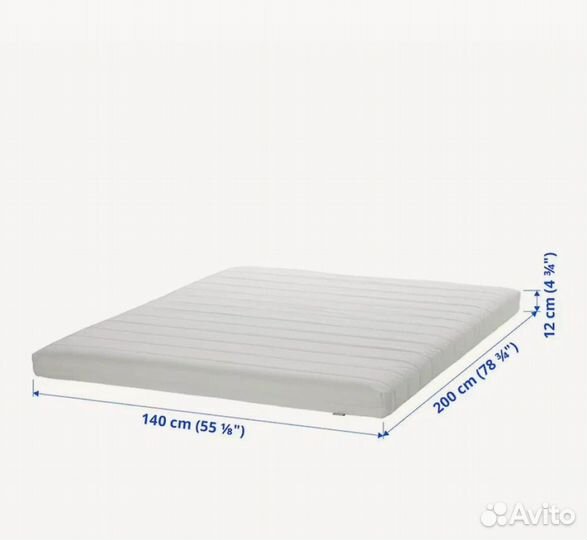 Матрас IKEA 140 200