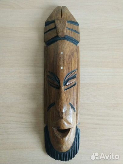 Маска Из Африки Оливкового Дерева Тунис