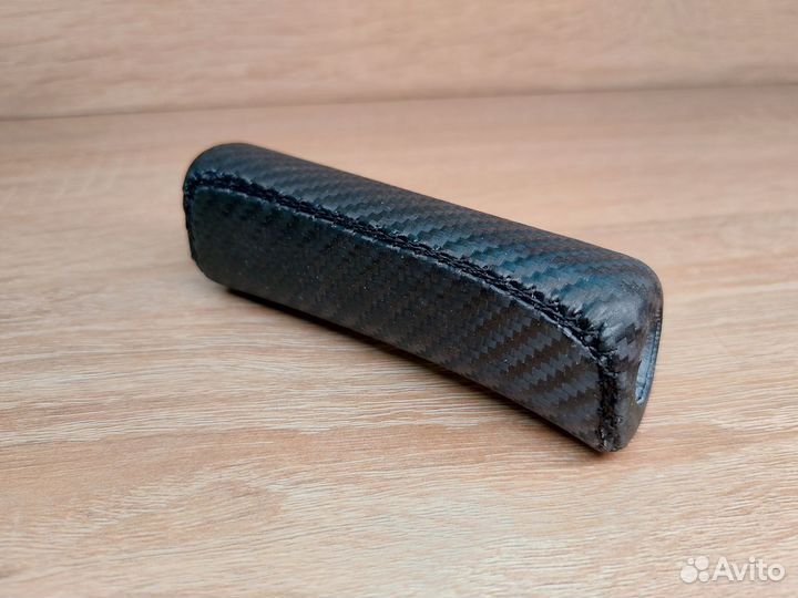 Ручка накладка на ручник ваз, карбон черный