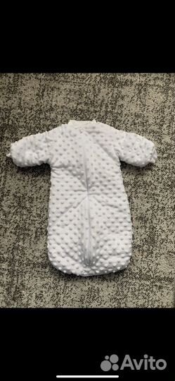 Конверт-кокон зимний для новорожденных