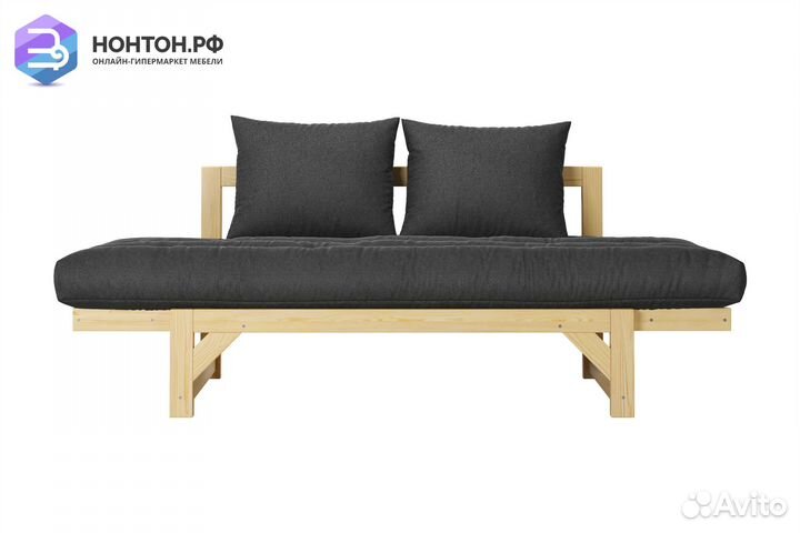 Диван кушетка Амбер темно-серый