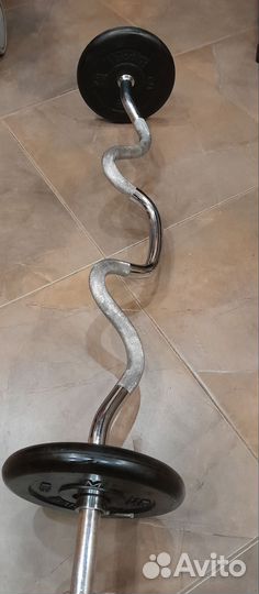 Штанга. Барбелл. 17 кг Почти новый. 28 мм. Торг