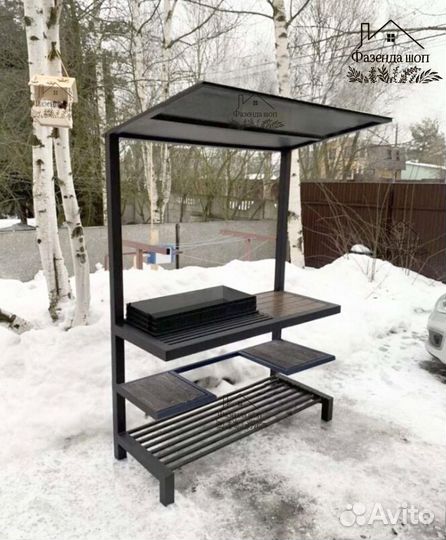 Мангал в стиле loft