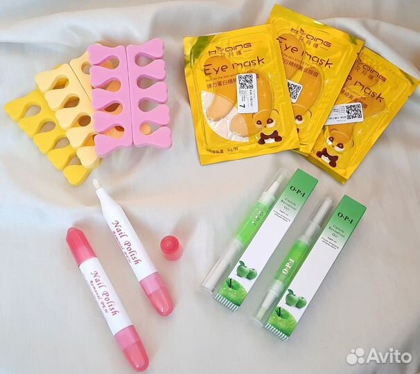 Маникюрные принадлежности + патчи для глаз