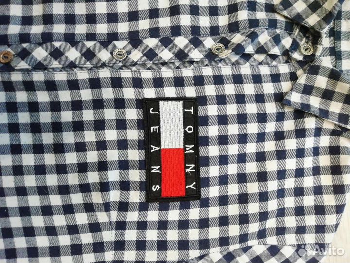 Рубашка в клетку (возможен обмен)