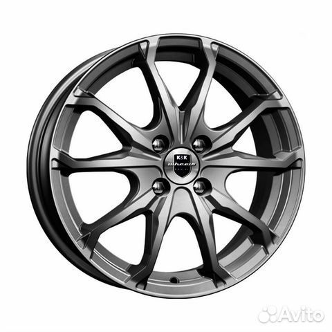 R16 4x100 6J ET41 D60,1 K&K Brent дарк платинум