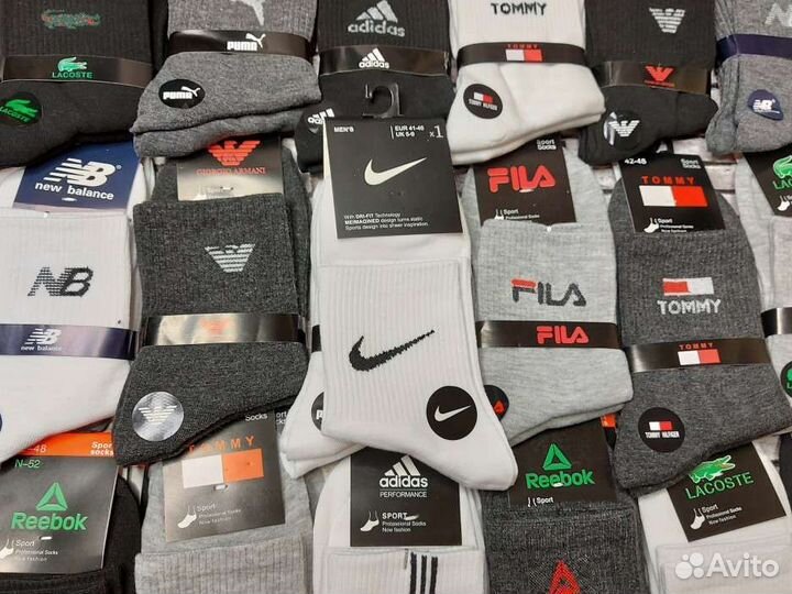 Носки Nike Adidas Puma Reebok