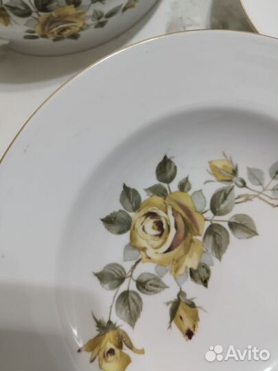 Супница и тарелки Kahla ГДР