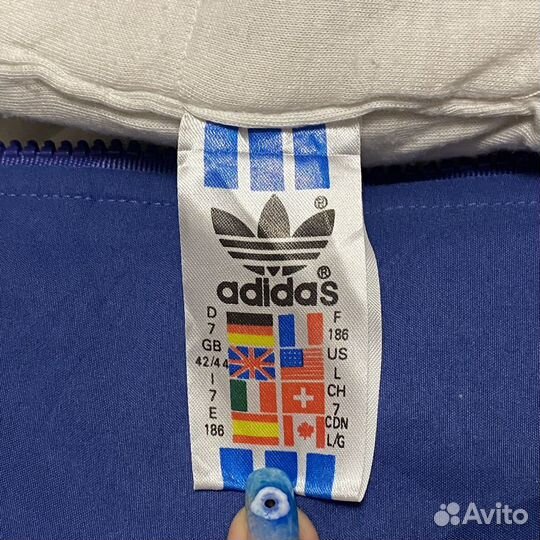 Adidas винтажная куртка 90е