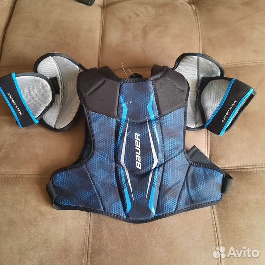 Размер INT M, Нагрудник хоккейный bauer X