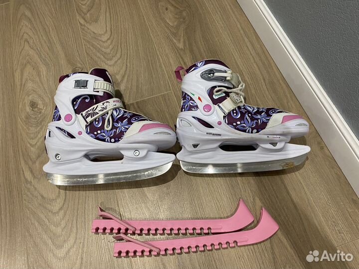 Коньки детские раздвижные 36