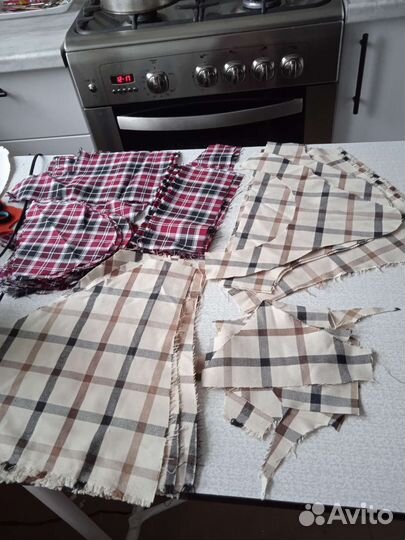 Обрезки ткани для рукоделия