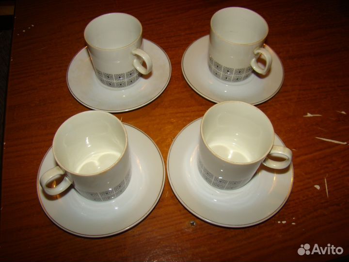 Кофейные пары,фарфор, 60-е годы, Чехословакия