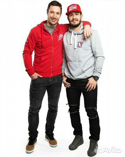 Хоккей России Поло L RED machine