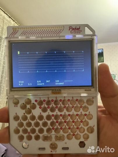 Pocket Chip Debian Linux Console