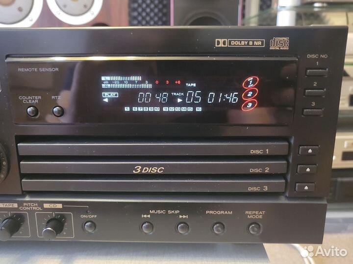 Teac AD-600 кассетный/3CD комбайн с чейнджером