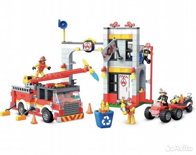 Конструктор набор пожарная станция