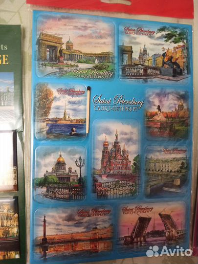 Магниты сувенирные Санкт-Петербург