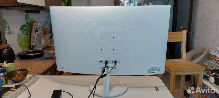 Монитор изогнутый LED samsung C32F391FWI 32 дюйма
