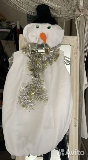 Новогодний костюм снеговика