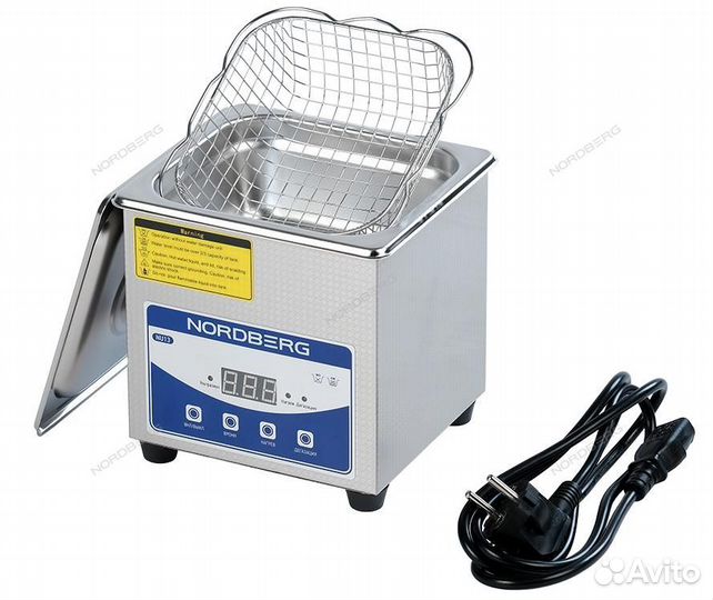 Ультразвуковая мойка с подогревом, 1,3 л