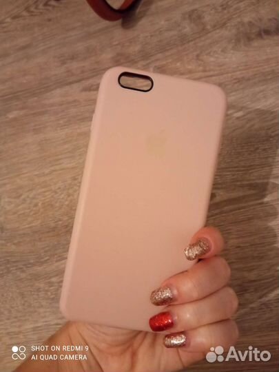 Чехол на iPhone 6 6s 7 8 plus силиконовый розовый