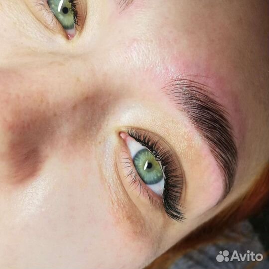 Наращивание ресниц И оформление бровей