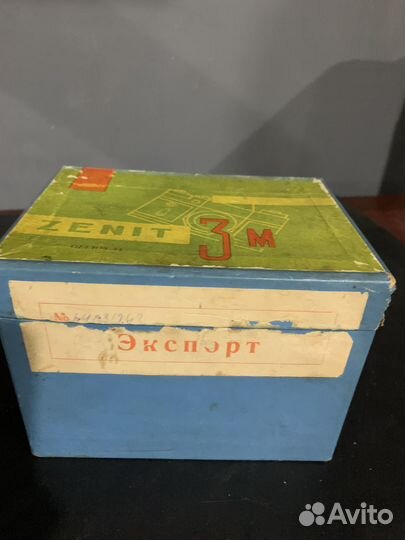 Фотоаппарат Зенит 3М(Экспортный вариант) коробка