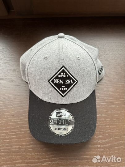 Бейсболка серый/черный