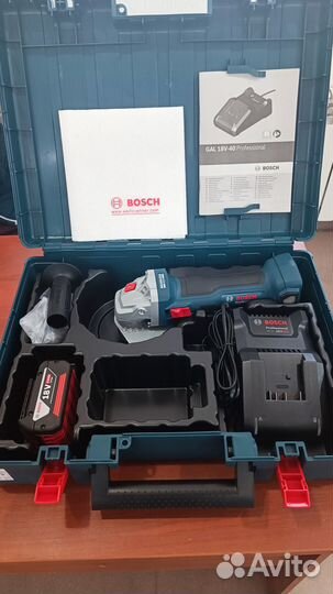 Аккумуляторная болгарка bosch