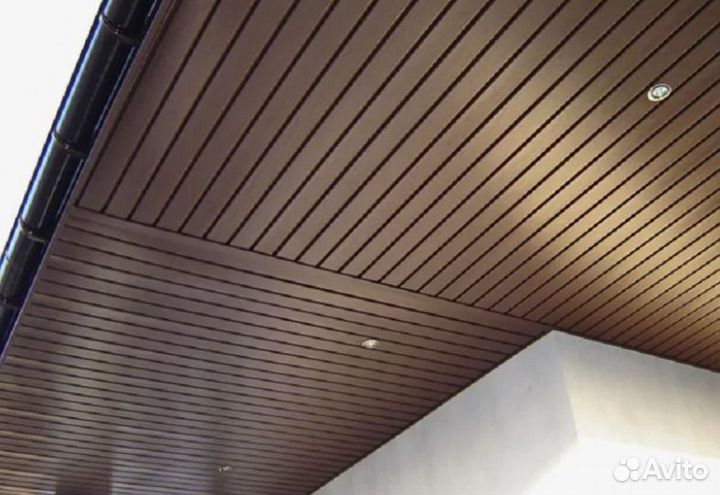 Подшивная рейка 180 мм, 180+15 руст, 235 мм