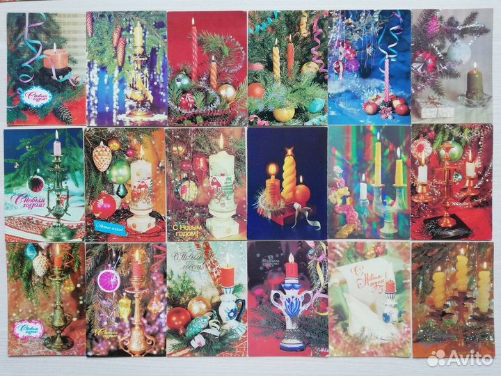 Открытки новогодние советские