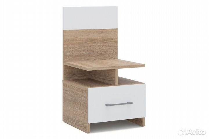 Алёна Спальня с 3-х дверным шкафом (Дуб сонома/Белый)