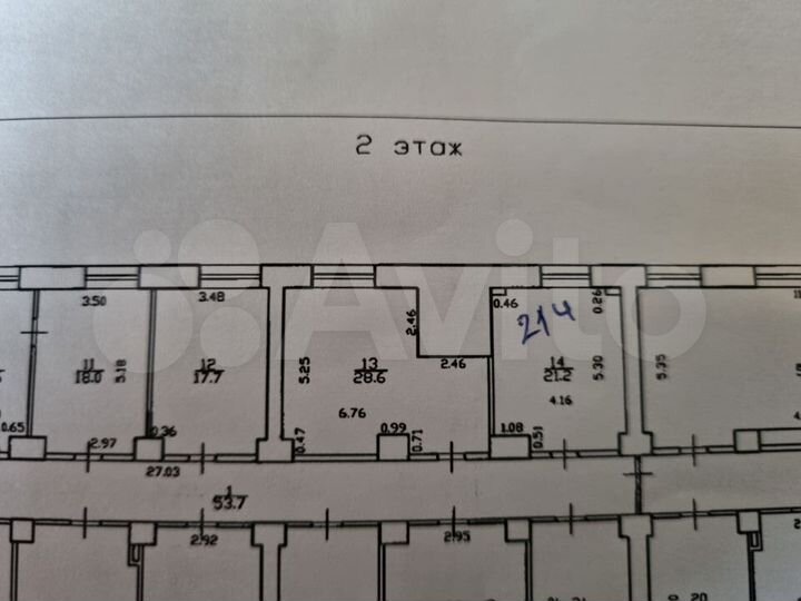 Офис, 28.6 м²