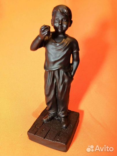 Статуэтка чугун Хулиган Мишка Квакин Касли 1976