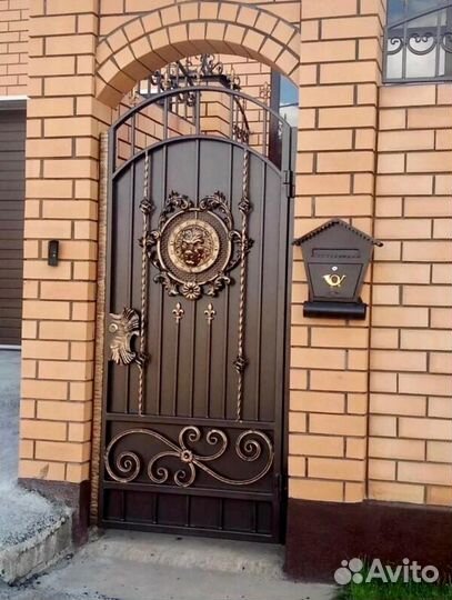 Дверь калитка кованная