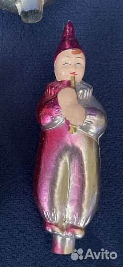 Елочные игрушки СССР на прищепке редкие