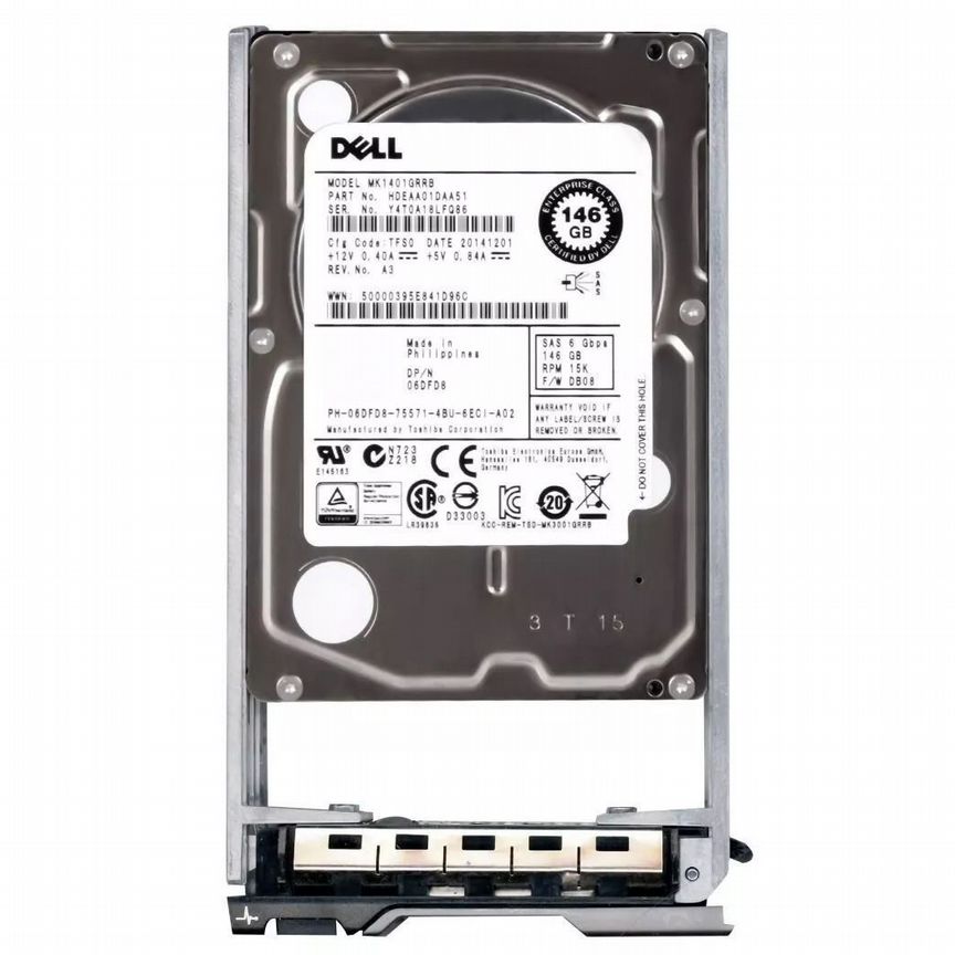 [06DFD8] Жесткий Диск Dell 61xpf 146gb Sas 2,5 06dfd8