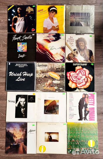 Винил бу Европа список + новинки июль