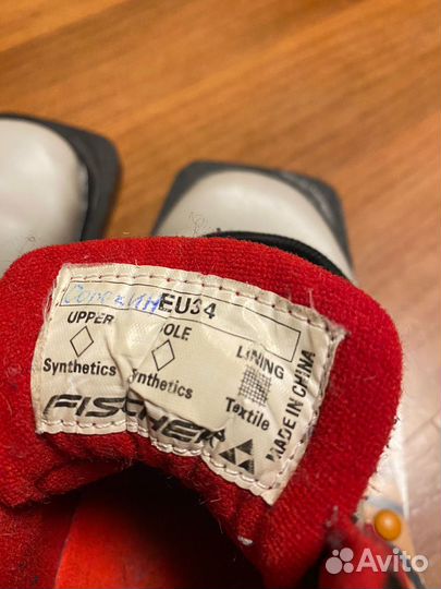 Лыжные ботинки fischer 34 размер