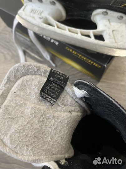 Хоккейные коньки bauer 28 размер