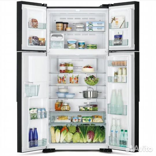 Холодильник двухкамерный Hitachi R-W660PUC7 GBK