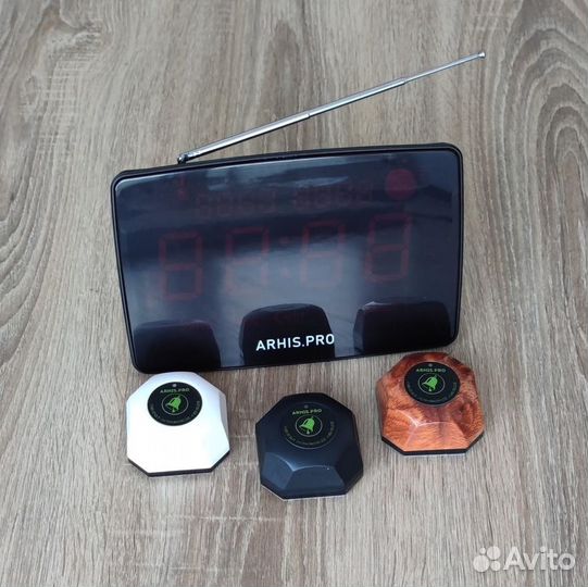 Кнопки вызова официанта модель Бургер и табло