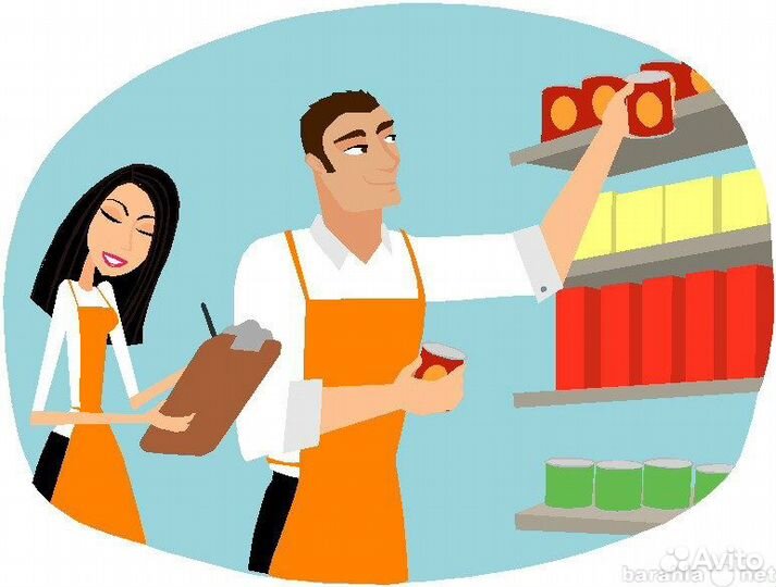 Продавец на выкладку товара